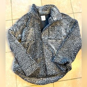 THREAD+SUPPLY W L Fluffy Button Up Jacket